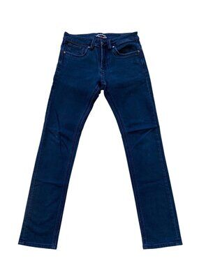 Parasuco Mens faded Dark Wash black Straight-Leg Denim Jeans Size 29